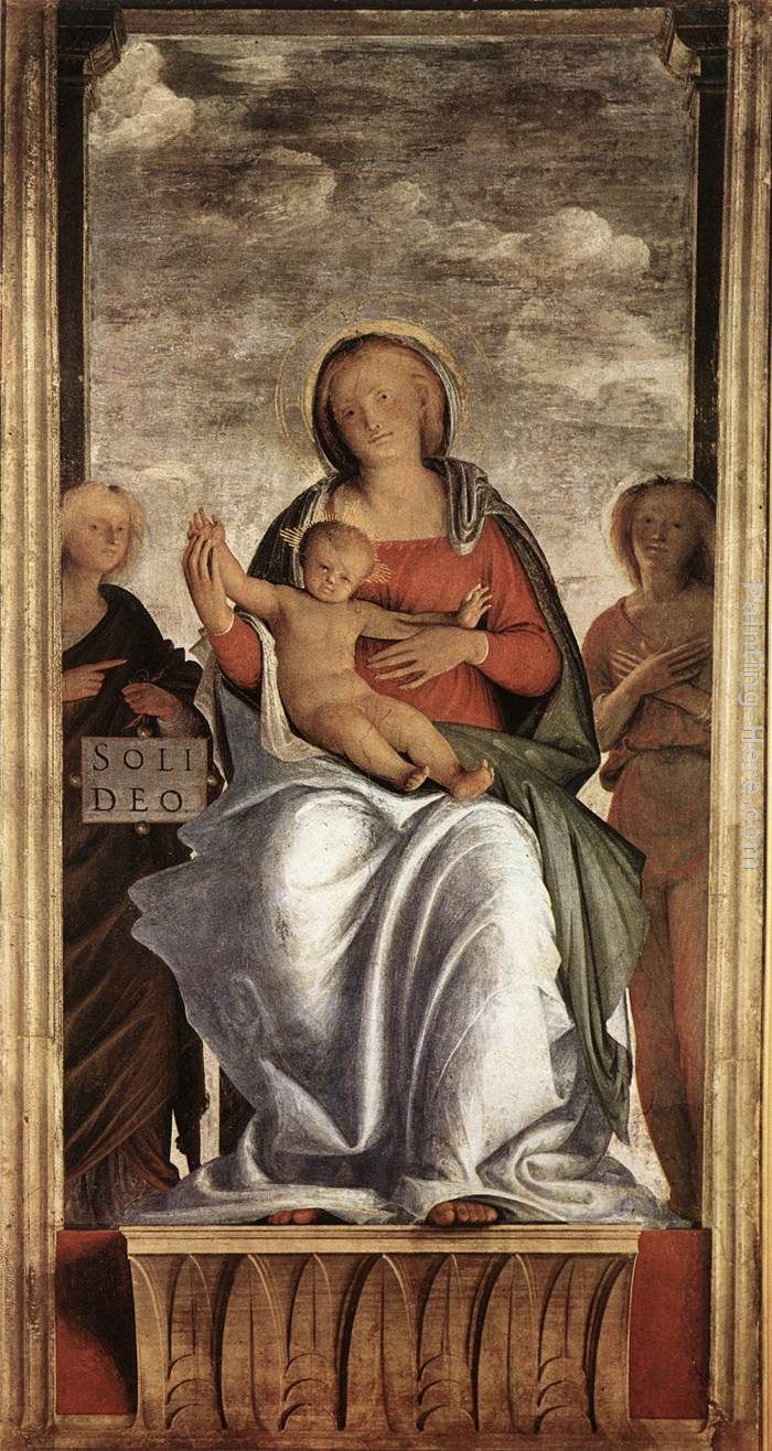 Bramantino Madonna and Child with Two Angels